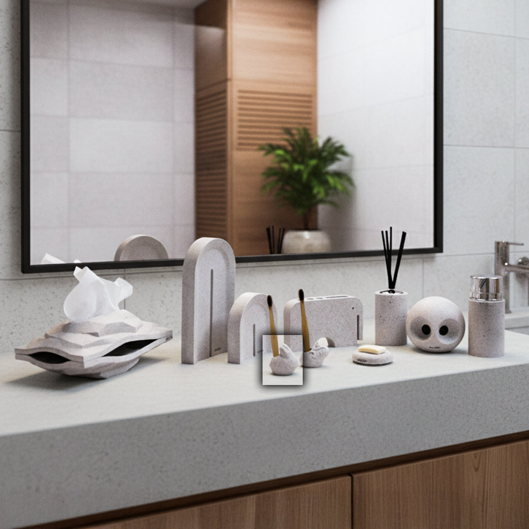 Sahara Rabbit Toothbrush Holder THA04H - Bathroom Accessories - ebarza Furniture UAE | Shop Modern Furniture in Abu Dhabi & Dubai - مفروشات ايبازرا في الامارات | تسوق اثاث عصري وديكورات مميزة في دبي وابوظبي