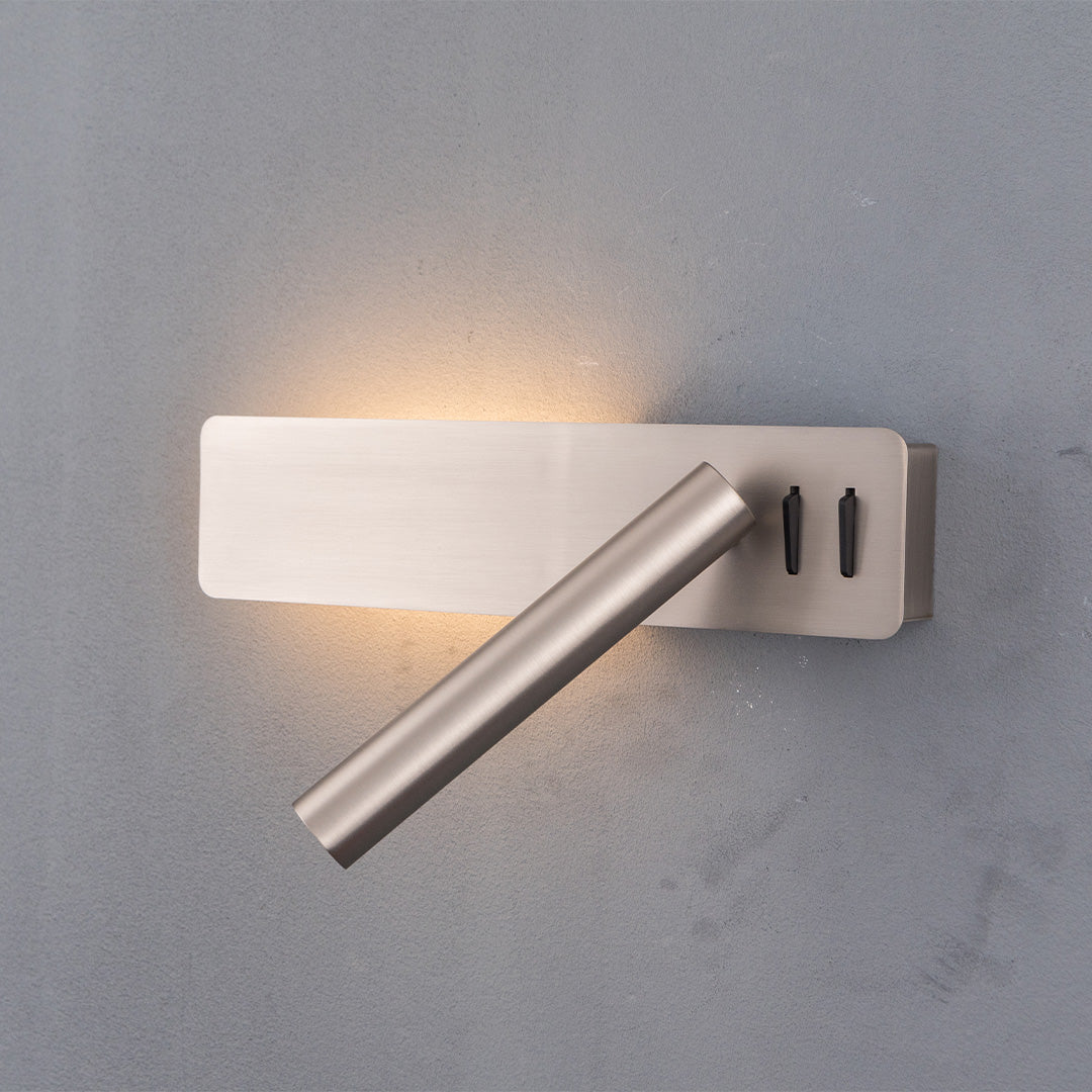 Seed Hotel Style Headboard/ Wall Reading Lamp Seed-WL 26-GB - Wall Lamps - ebarza Furniture UAE | Shop Modern Furniture in Abu Dhabi & Dubai - مفروشات ايبازرا في الامارات | تسوق اثاث عصري وديكورات مميزة في دبي وابوظبي