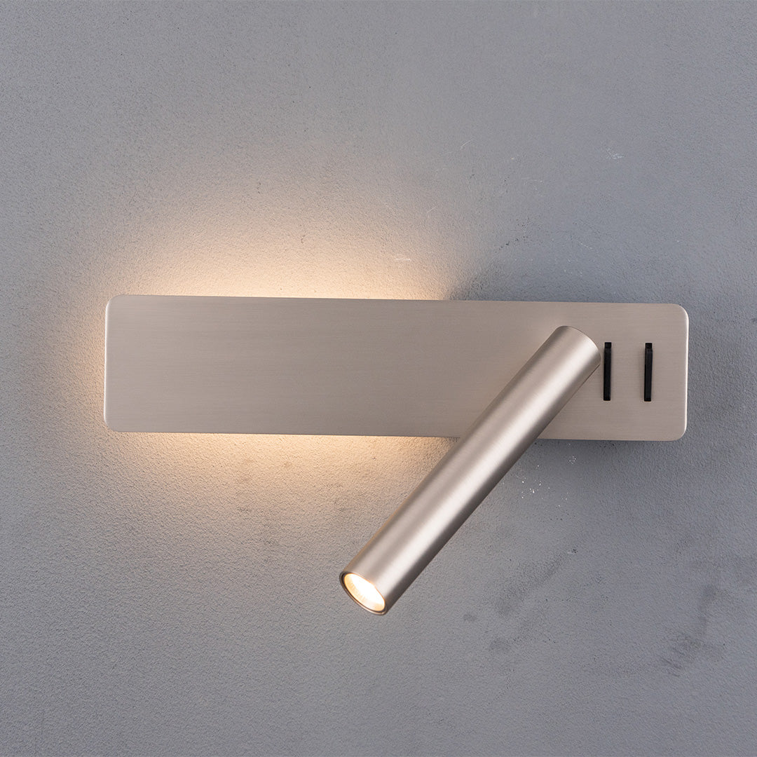 Seed Hotel Style Headboard/ Wall Reading Lamp Seed-WL 26-GB - Wall Lamps - ebarza Furniture UAE | Shop Modern Furniture in Abu Dhabi & Dubai - مفروشات ايبازرا في الامارات | تسوق اثاث عصري وديكورات مميزة في دبي وابوظبي