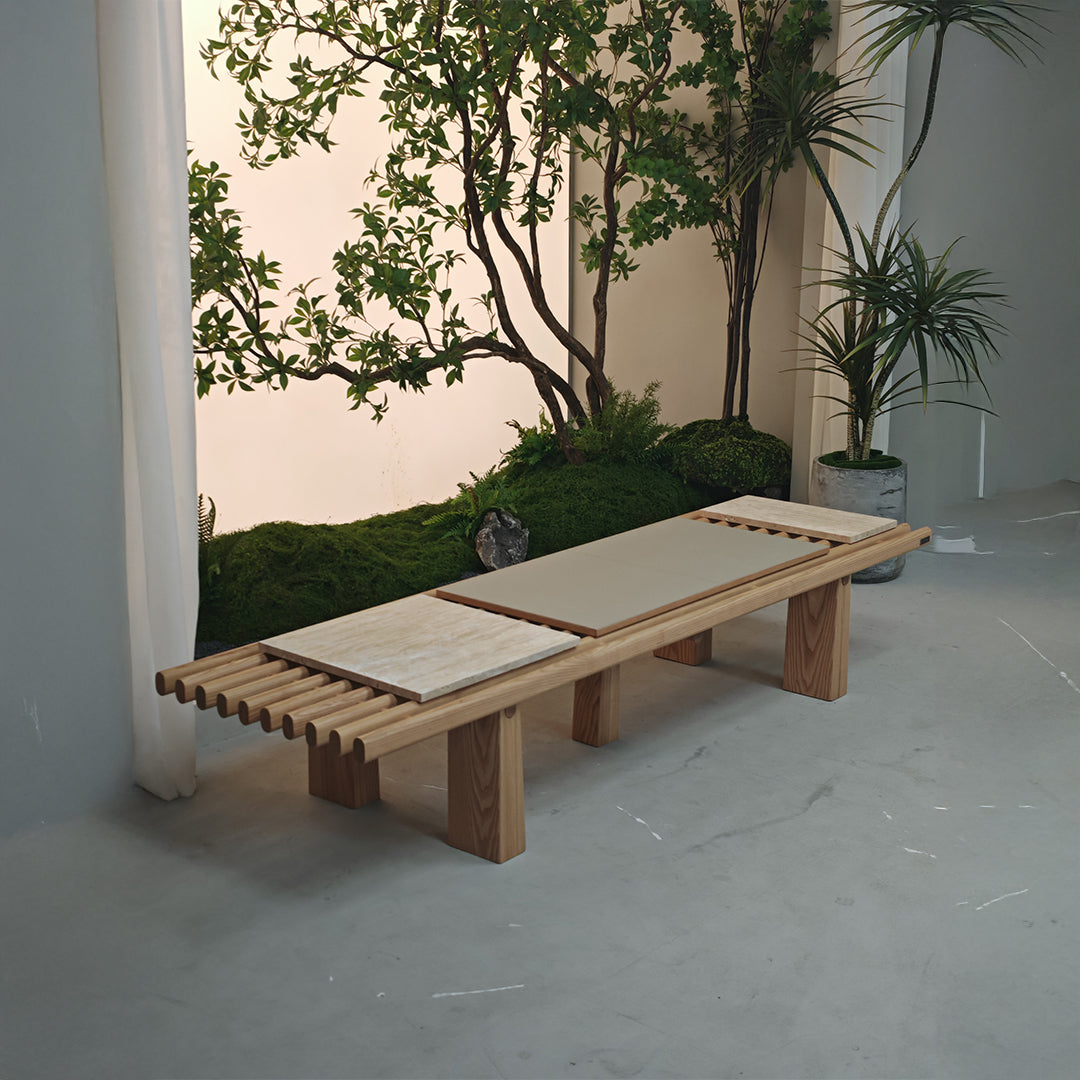 Severus Ashwood Bench JK-W010 - Benches - ebarza Furniture UAE | Shop Modern Furniture in Abu Dhabi & Dubai - مفروشات ايبازرا في الامارات | تسوق اثاث عصري وديكورات مميزة في دبي وابوظبي