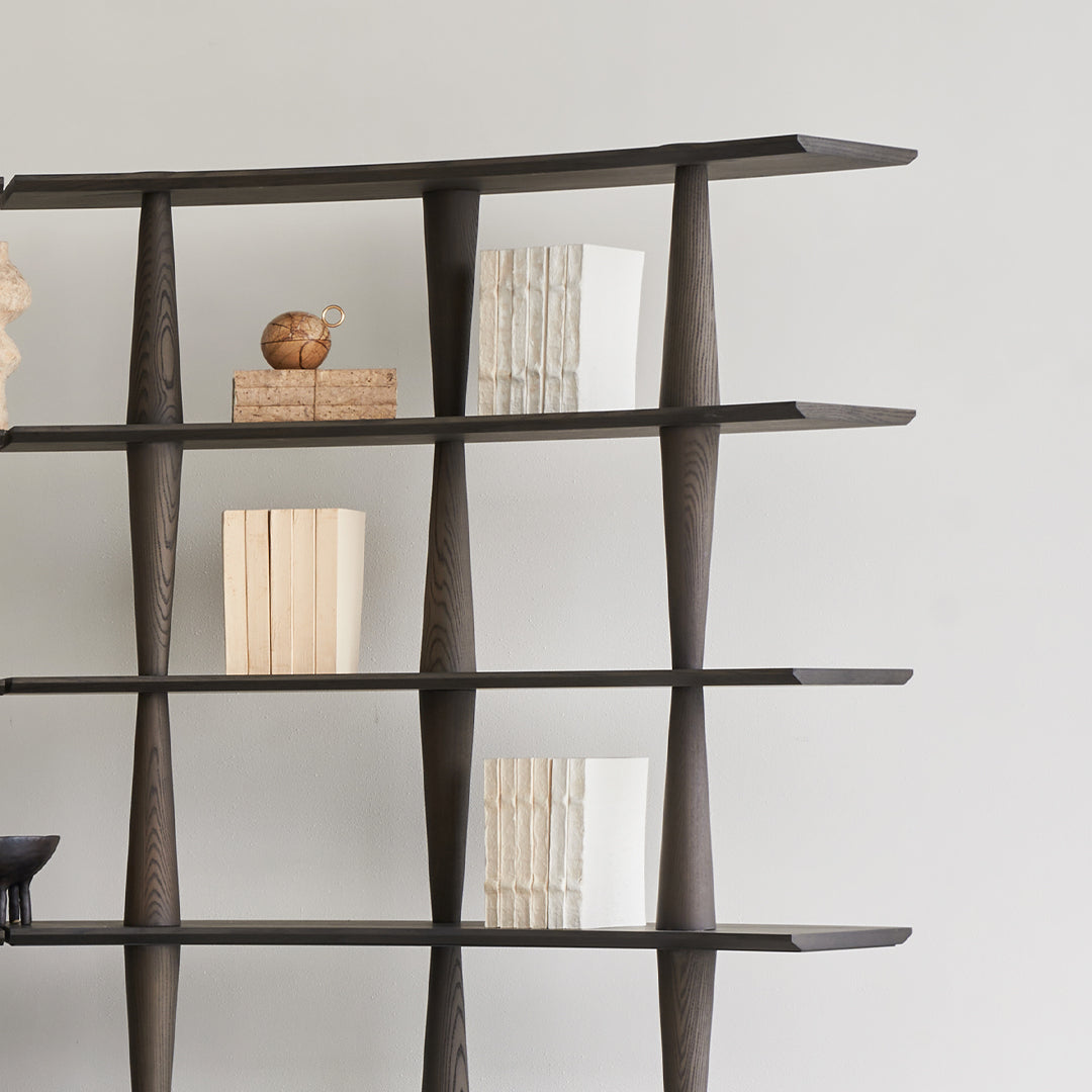 Nexus Shelf Ash Wood Italian Grey - BMS-SJ-517 - Shelves - ebarza Furniture UAE | Shop Modern Furniture in Abu Dhabi & Dubai - مفروشات ايبازرا في الامارات | تسوق اثاث عصري وديكورات مميزة في دبي وابوظبي