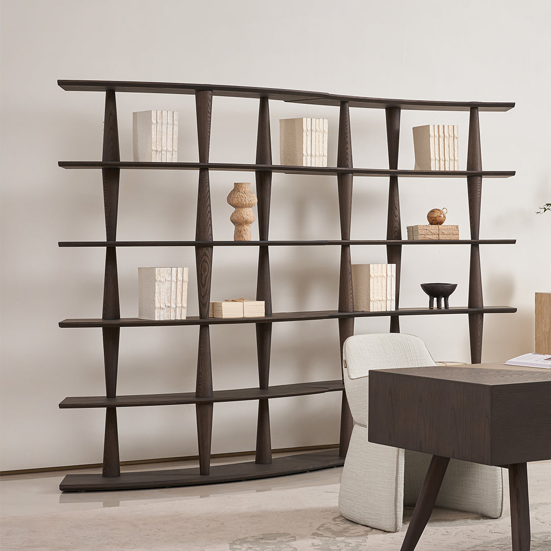 Nexus Shelf Ash Wood Italian Grey - BMS-SJ-517 - Shelves - ebarza Furniture UAE | Shop Modern Furniture in Abu Dhabi & Dubai - مفروشات ايبازرا في الامارات | تسوق اثاث عصري وديكورات مميزة في دبي وابوظبي
