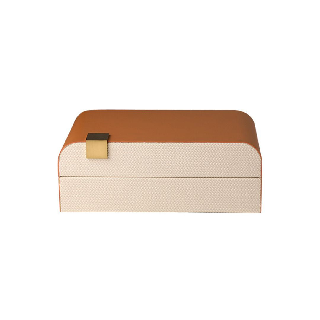 Simple Round Box-A FB-PG24007A - Decorative Boxes - ebarza Furniture UAE | Shop Modern Furniture in Abu Dhabi & Dubai - مفروشات ايبازرا في الامارات | تسوق اثاث عصري وديكورات مميزة في دبي وابوظبي