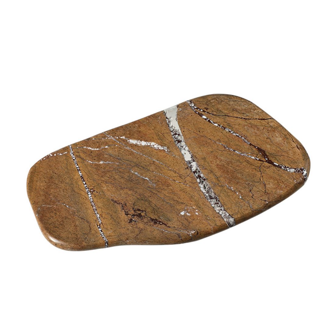 Simple Stone Plate Coffee Tray FB-T25022 - Trays - ebarza Furniture UAE | Shop Modern Furniture in Abu Dhabi & Dubai - مفروشات ايبازرا في الامارات | تسوق اثاث عصري وديكورات مميزة في دبي وابوظبي