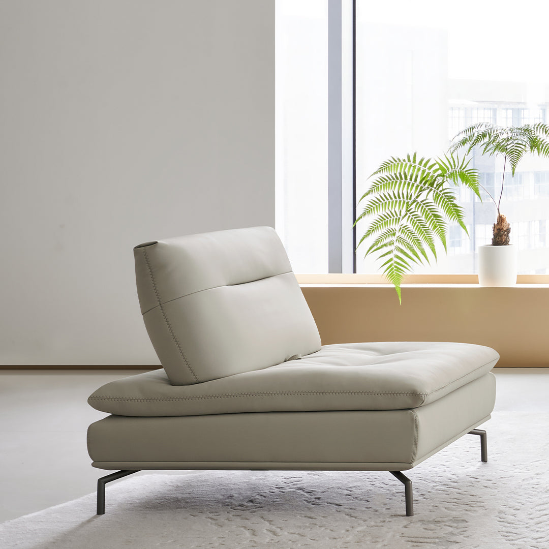 Nexus Single Seater Armless Modular Sofa - AMF-S180 - Sofas - ebarza Furniture UAE | Shop Modern Furniture in Abu Dhabi & Dubai - مفروشات ايبازرا في الامارات | تسوق اثاث عصري وديكورات مميزة في دبي وابوظبي