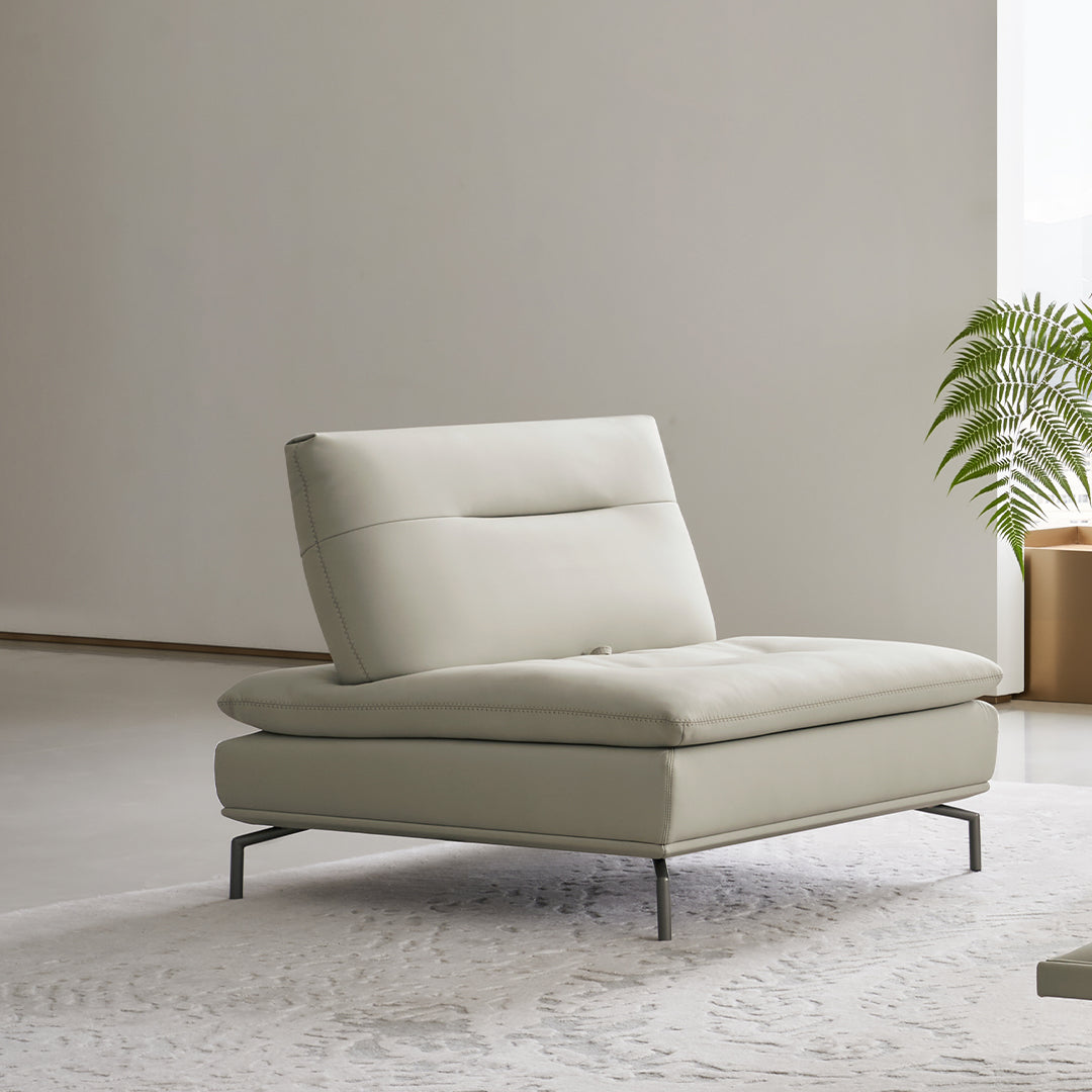 Nexus Single Seater Armless Modular Sofa - AMF-S180 - Sofas - ebarza Furniture UAE | Shop Modern Furniture in Abu Dhabi & Dubai - مفروشات ايبازرا في الامارات | تسوق اثاث عصري وديكورات مميزة في دبي وابوظبي