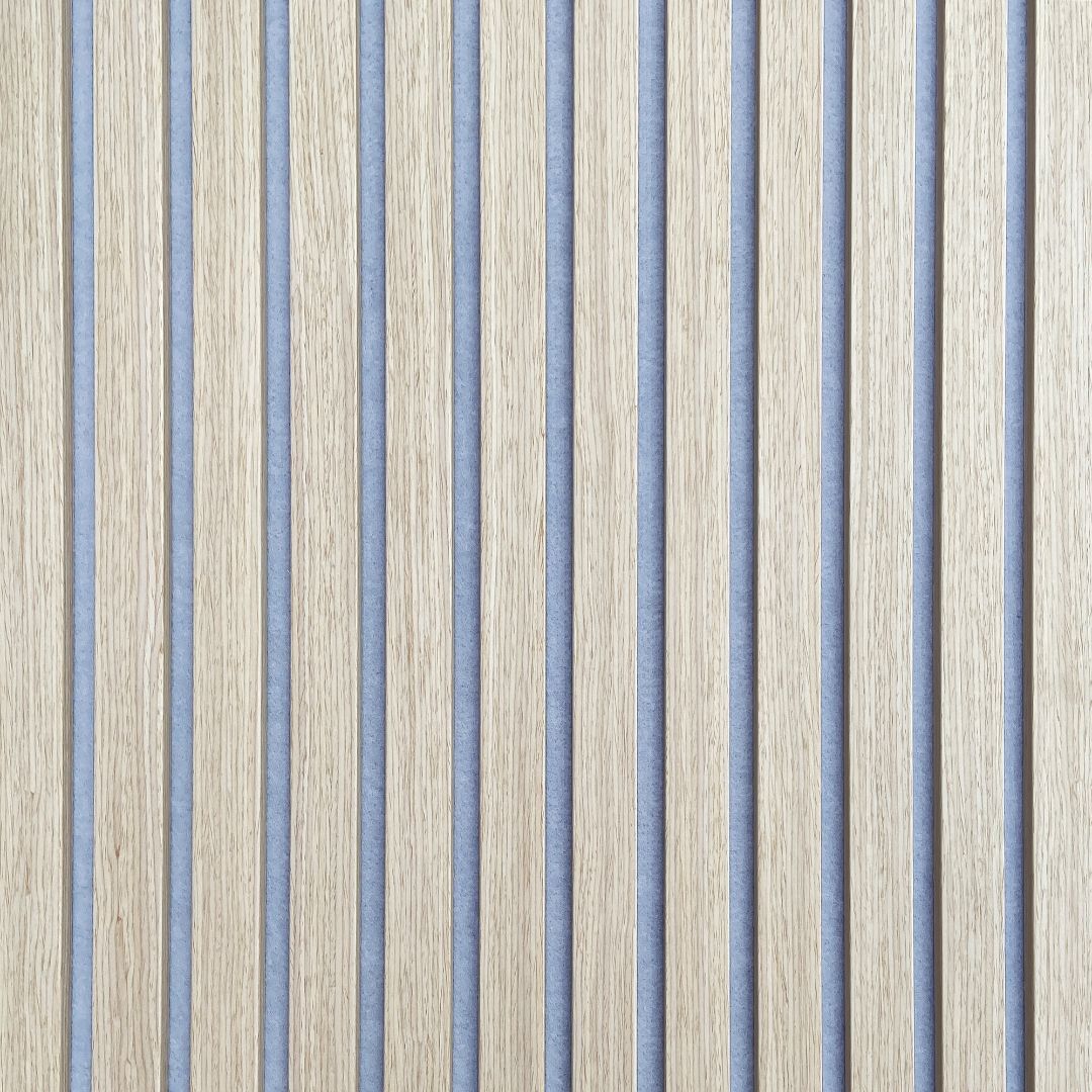 300x60x2.1cm Slat Acoustic Panel 35-15mm Fire Retardant Decoration Panel White Oak 001 (Light Grey TG018) - Wall Panels - ebarza Furniture UAE | Shop Modern Furniture in Abu Dhabi & Dubai - مفروشات ايبازرا في الامارات | تسوق اثاث عصري وديكورات مميزة في دبي وابوظبي