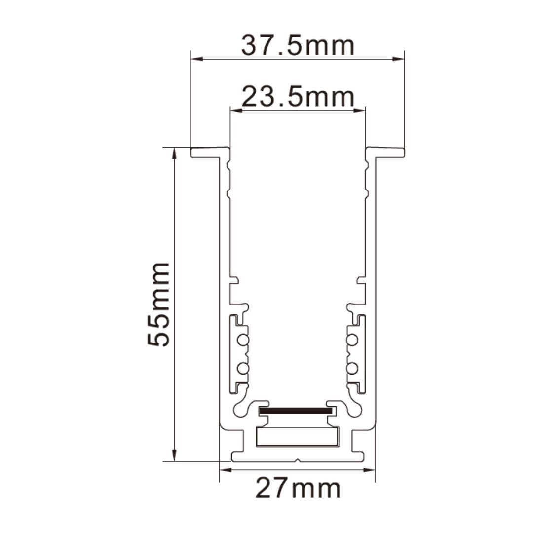 Smart Track Light Hanging Assembly 3m YNDR20-642 - Smart Track Lighting - ebarza Furniture UAE | Shop Modern Furniture in Abu Dhabi & Dubai - مفروشات ايبازرا في الامارات | تسوق اثاث عصري وديكورات مميزة في دبي وابوظبي