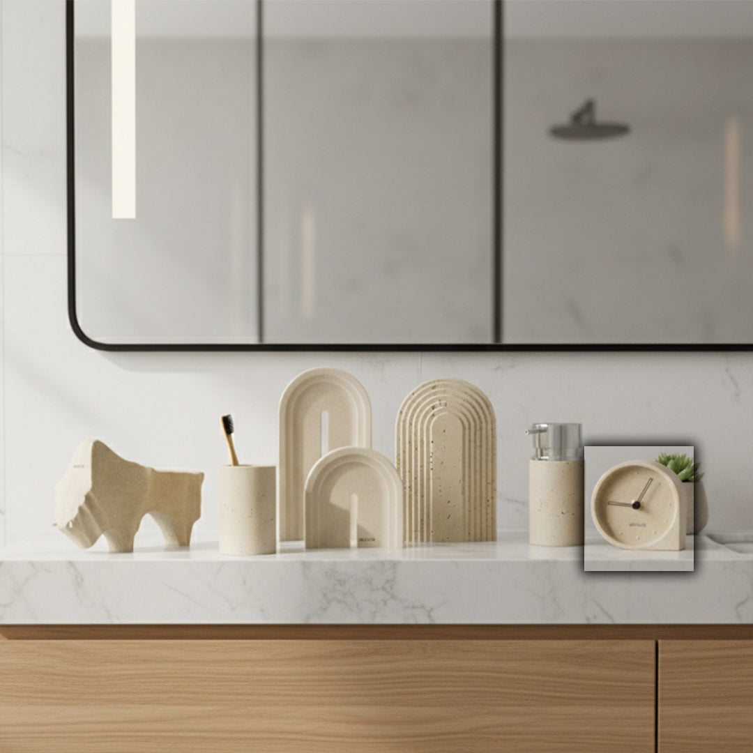 Soft Sand Table Clock TCD223 - Clocks - ebarza Furniture UAE | Shop Modern Furniture in Abu Dhabi & Dubai - مفروشات ايبازرا في الامارات | تسوق اثاث عصري وديكورات مميزة في دبي وابوظبي