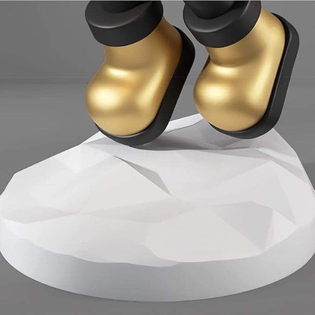 Space Boy Resin Floor Light HTD-YF033 - Floor Lamps - ebarza Furniture UAE | Shop Modern Furniture in Abu Dhabi & Dubai - مفروشات ايبازرا في الامارات | تسوق اثاث عصري وديكورات مميزة في دبي وابوظبي