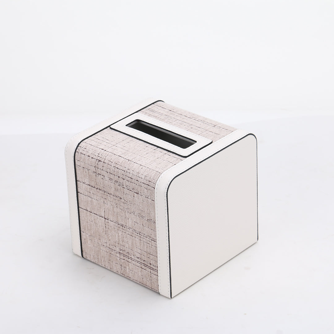 Square Tissue Box KF3008B - Home Decor Figurines - ebarza Furniture UAE | Shop Modern Furniture in Abu Dhabi & Dubai - مفروشات ايبازرا في الامارات | تسوق اثاث عصري وديكورات مميزة في دبي وابوظبي