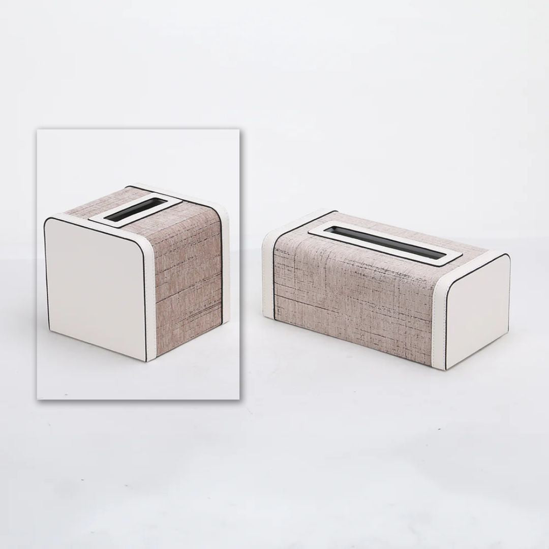 Square Tissue Box KF3008B - Home Decor Figurines - ebarza Furniture UAE | Shop Modern Furniture in Abu Dhabi & Dubai - مفروشات ايبازرا في الامارات | تسوق اثاث عصري وديكورات مميزة في دبي وابوظبي
