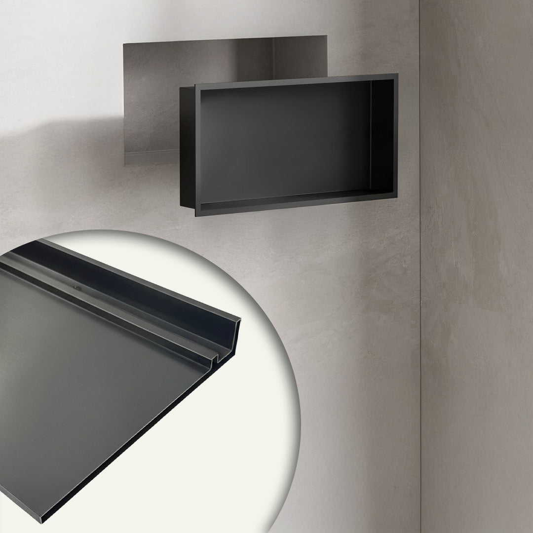 Stainless Steel Shelf Profile - Black - JYF0503 - wall-panels-profiles - ebarza Furniture UAE | Shop Modern Furniture in Abu Dhabi & Dubai - مفروشات ايبازرا في الامارات | تسوق اثاث عصري وديكورات مميزة في دبي وابوظبي