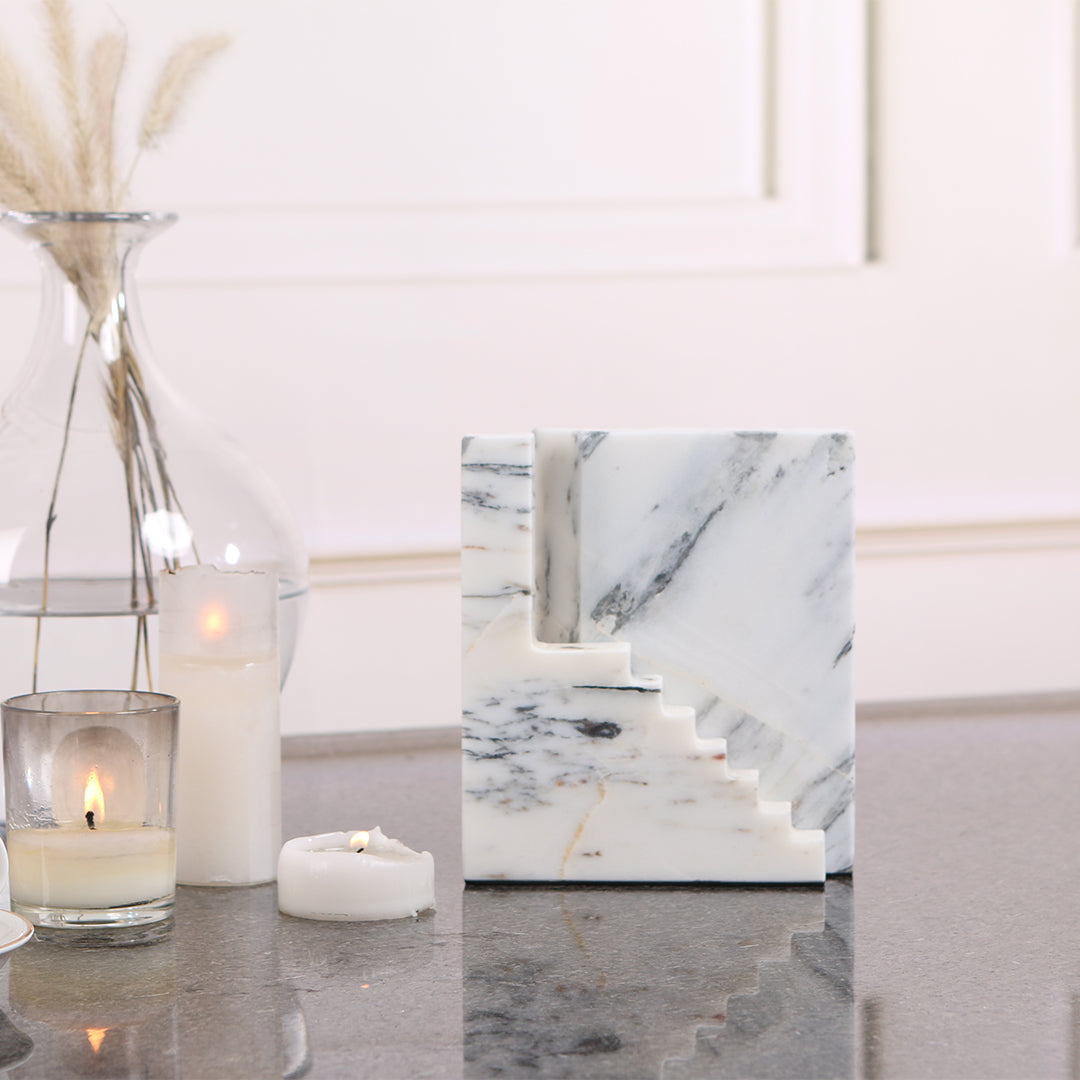 Staircase Sculpture KA3044A - Home Decor Figurines - ebarza Furniture UAE | Shop Modern Furniture in Abu Dhabi & Dubai - مفروشات ايبازرا في الامارات | تسوق اثاث عصري وديكورات مميزة في دبي وابوظبي