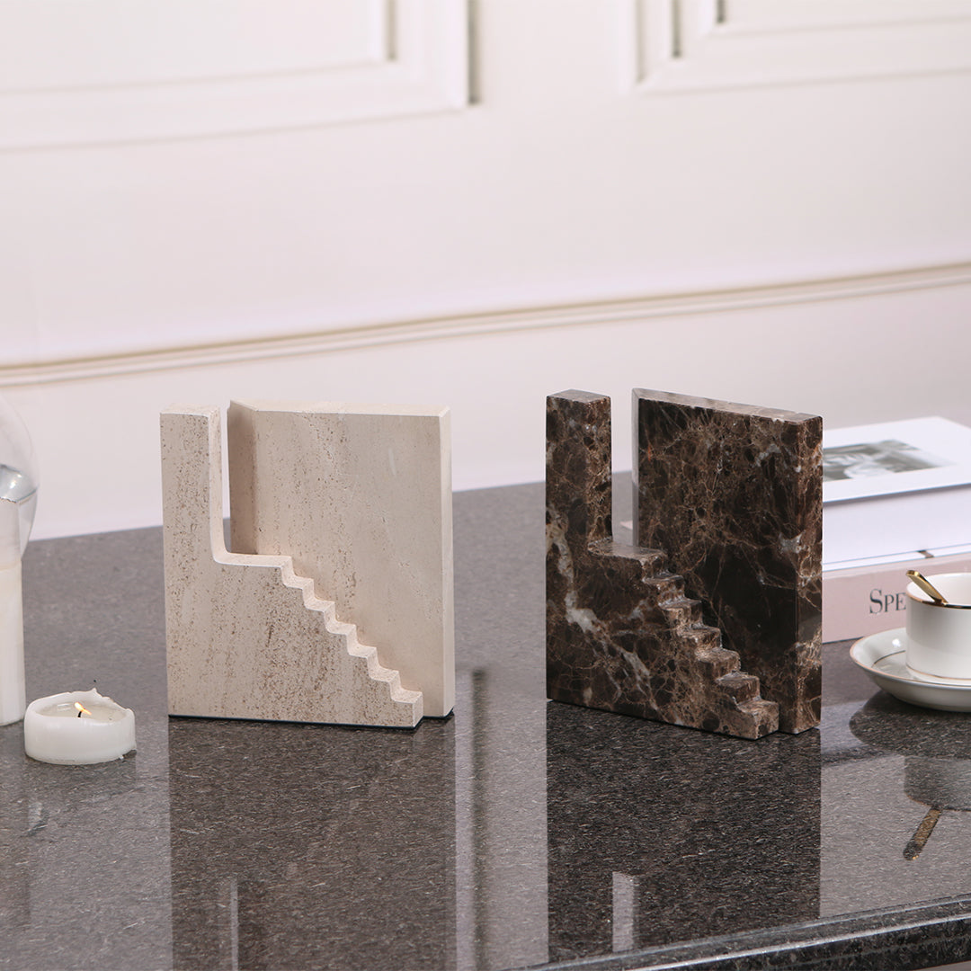 Staircase Sculpture KA3044A - Home Decor Figurines - ebarza Furniture UAE | Shop Modern Furniture in Abu Dhabi & Dubai - مفروشات ايبازرا في الامارات | تسوق اثاث عصري وديكورات مميزة في دبي وابوظبي