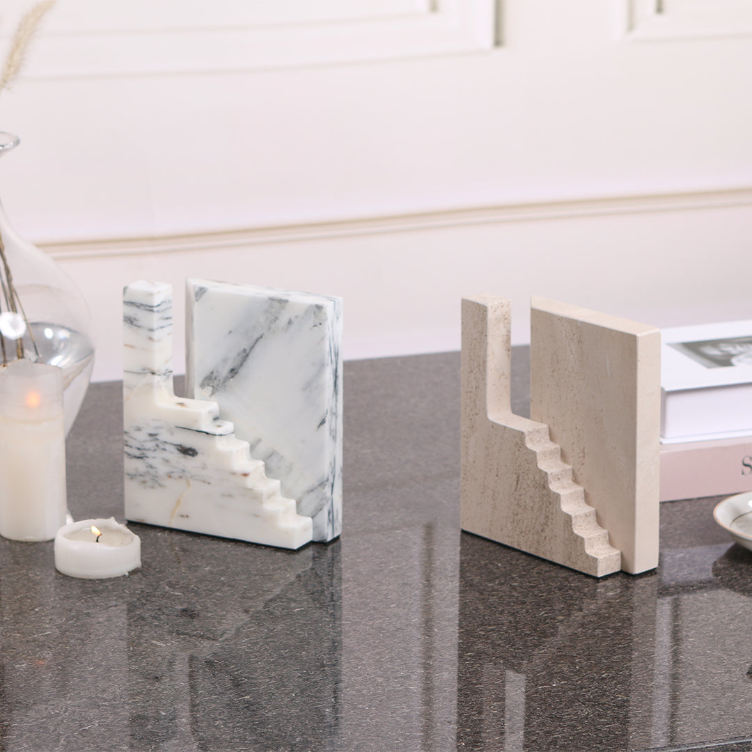 Staircase Sculpture KA3044A - Home Decor Figurines - ebarza Furniture UAE | Shop Modern Furniture in Abu Dhabi & Dubai - مفروشات ايبازرا في الامارات | تسوق اثاث عصري وديكورات مميزة في دبي وابوظبي