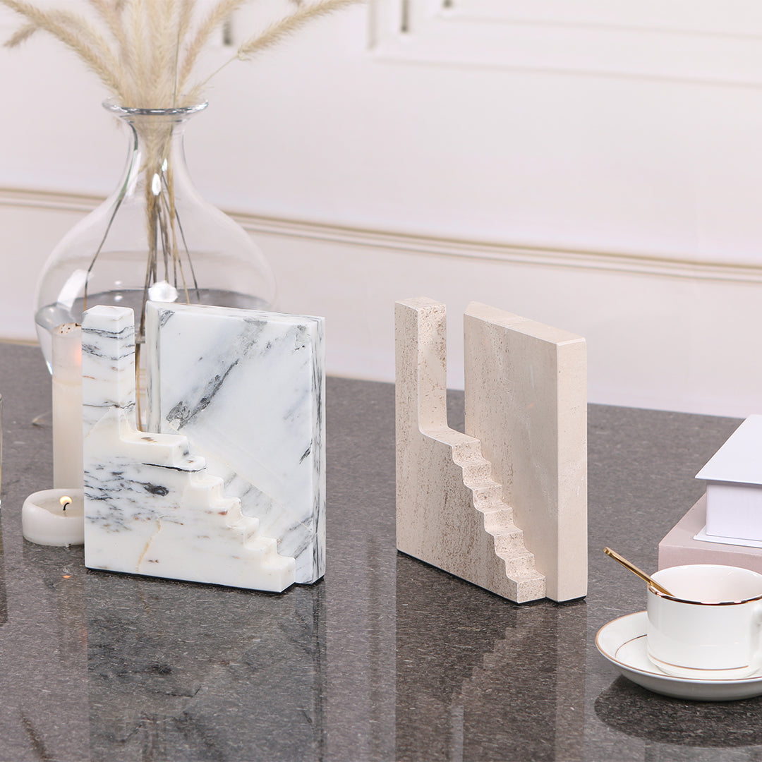 Staircase Sculpture KA3044A - Home Decor Figurines - ebarza Furniture UAE | Shop Modern Furniture in Abu Dhabi & Dubai - مفروشات ايبازرا في الامارات | تسوق اثاث عصري وديكورات مميزة في دبي وابوظبي