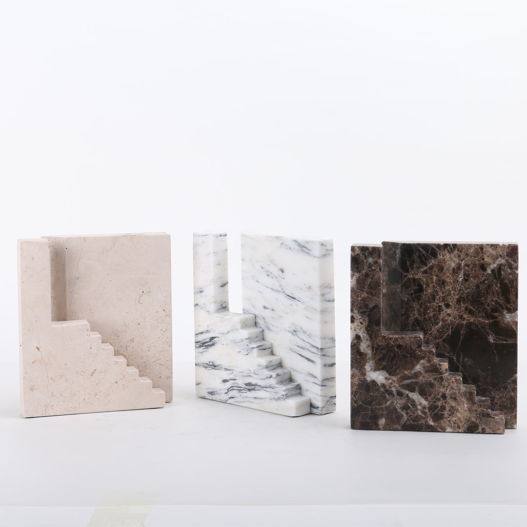 Staircase Sculpture KA3044B - Home Decor Figurines - ebarza Furniture UAE | Shop Modern Furniture in Abu Dhabi & Dubai - مفروشات ايبازرا في الامارات | تسوق اثاث عصري وديكورات مميزة في دبي وابوظبي