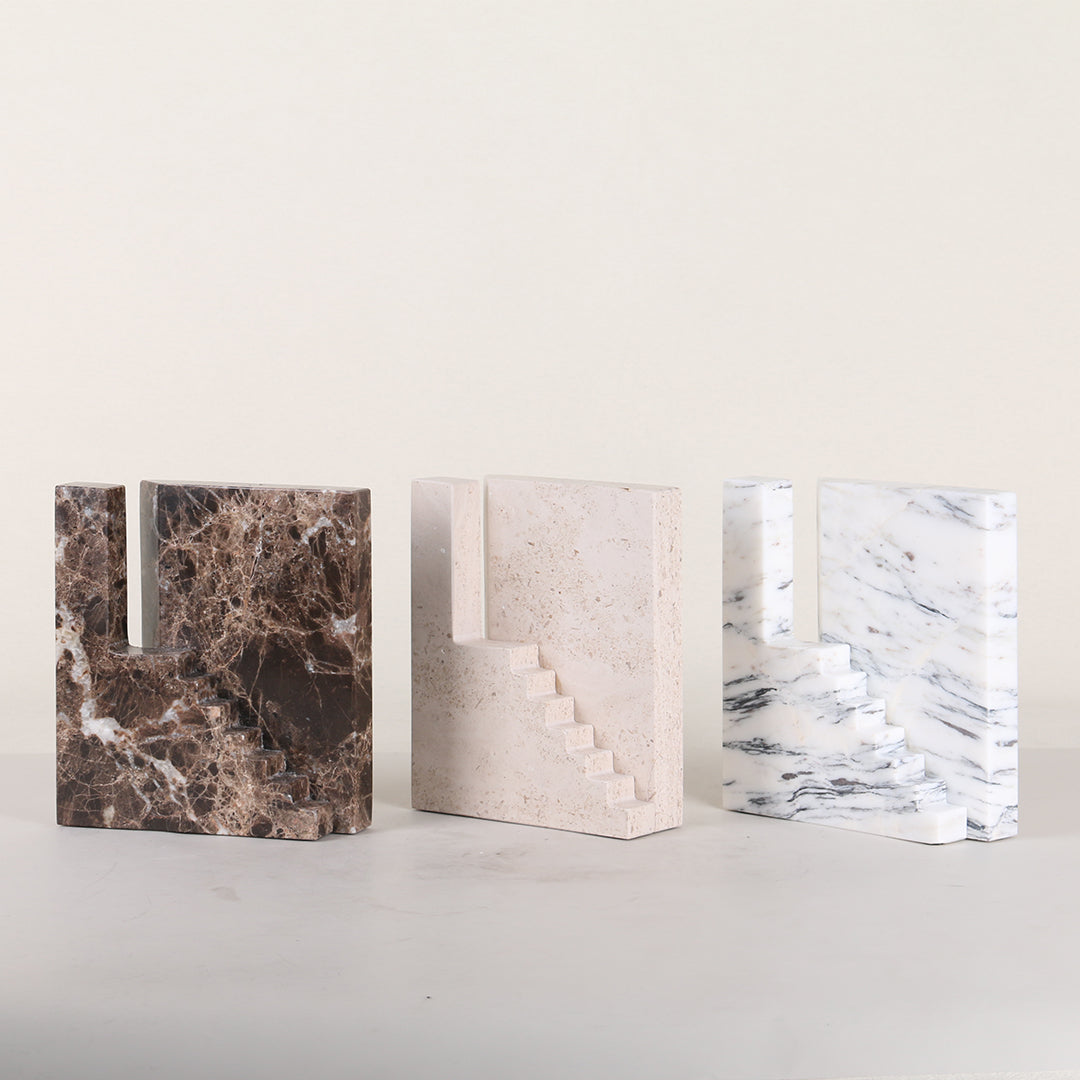 Staircase Sculpture KA3044A - Home Decor Figurines - ebarza Furniture UAE | Shop Modern Furniture in Abu Dhabi & Dubai - مفروشات ايبازرا في الامارات | تسوق اثاث عصري وديكورات مميزة في دبي وابوظبي