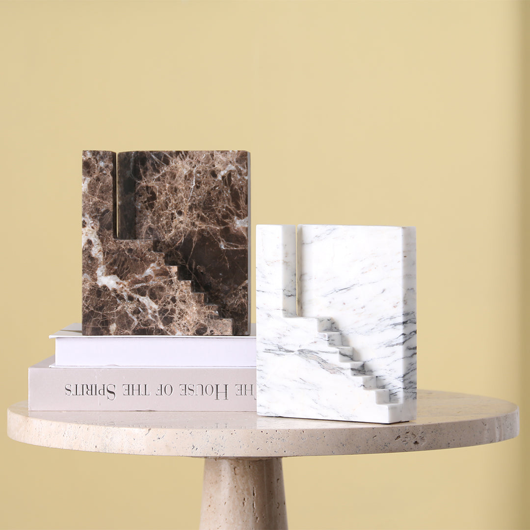 Staircase Sculpture KA3044B - Home Decor Figurines - ebarza Furniture UAE | Shop Modern Furniture in Abu Dhabi & Dubai - مفروشات ايبازرا في الامارات | تسوق اثاث عصري وديكورات مميزة في دبي وابوظبي