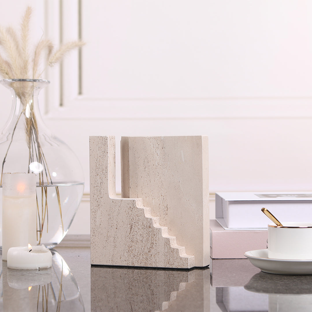 Staircase Sculpture KA3044B - Home Decor Figurines - ebarza Furniture UAE | Shop Modern Furniture in Abu Dhabi & Dubai - مفروشات ايبازرا في الامارات | تسوق اثاث عصري وديكورات مميزة في دبي وابوظبي