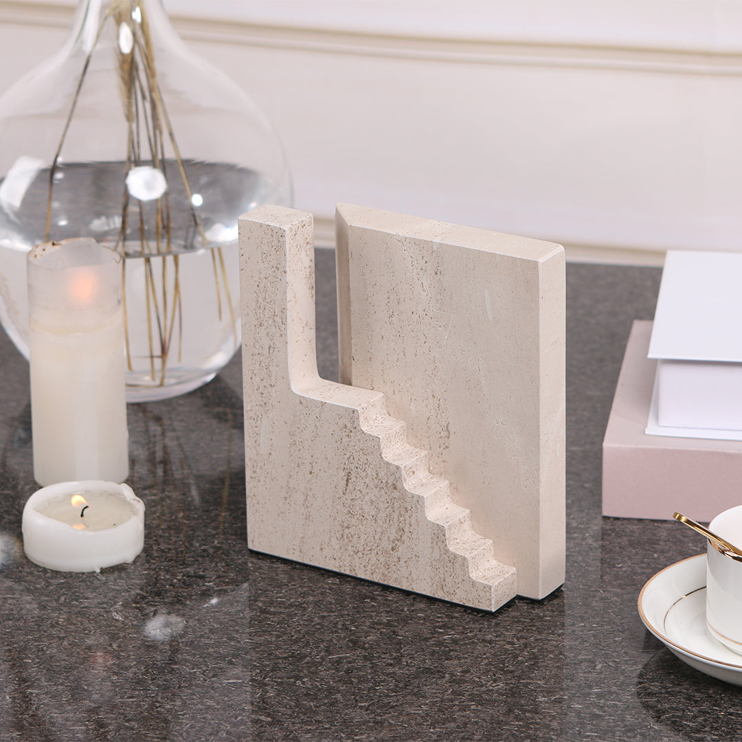 Staircase Sculpture KA3044B - Home Decor Figurines - ebarza Furniture UAE | Shop Modern Furniture in Abu Dhabi & Dubai - مفروشات ايبازرا في الامارات | تسوق اثاث عصري وديكورات مميزة في دبي وابوظبي