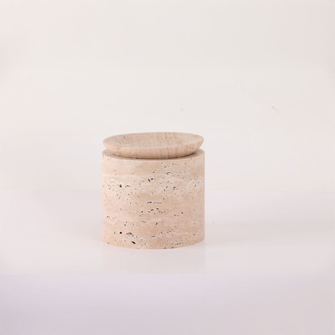 Storage Jar-L - KD4001L - Home Decor Figurines - ebarza Furniture UAE | Shop Modern Furniture in Abu Dhabi & Dubai - مفروشات ايبازرا في الامارات | تسوق اثاث عصري وديكورات مميزة في دبي وابوظبي