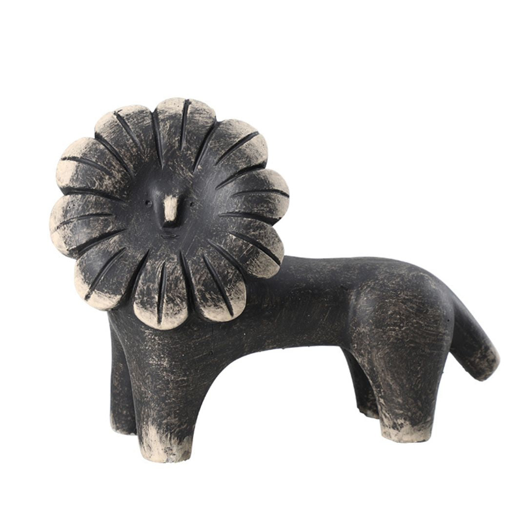 Sun Lion Cement Ornament FF-N25001 - Home Decor Figurines - ebarza Furniture UAE | Shop Modern Furniture in Abu Dhabi & Dubai - مفروشات ايبازرا في الامارات | تسوق اثاث عصري وديكورات مميزة في دبي وابوظبي