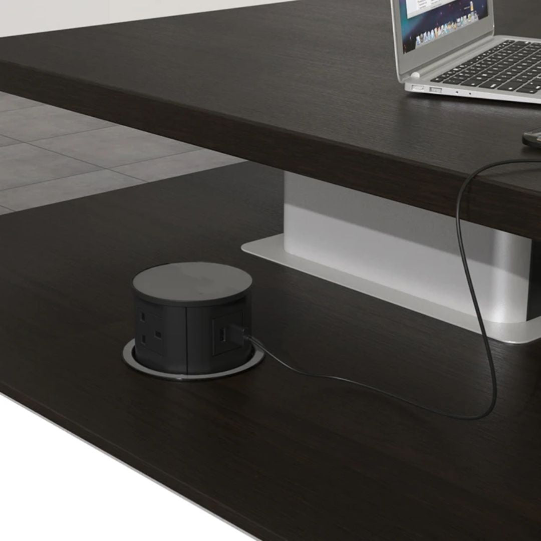 Tempered Glass Pop Up Socket JXB-015A - Smart Sockets - ebarza Furniture UAE | Shop Modern Furniture in Abu Dhabi & Dubai - مفروشات ايبازرا في الامارات | تسوق اثاث عصري وديكورات مميزة في دبي وابوظبي