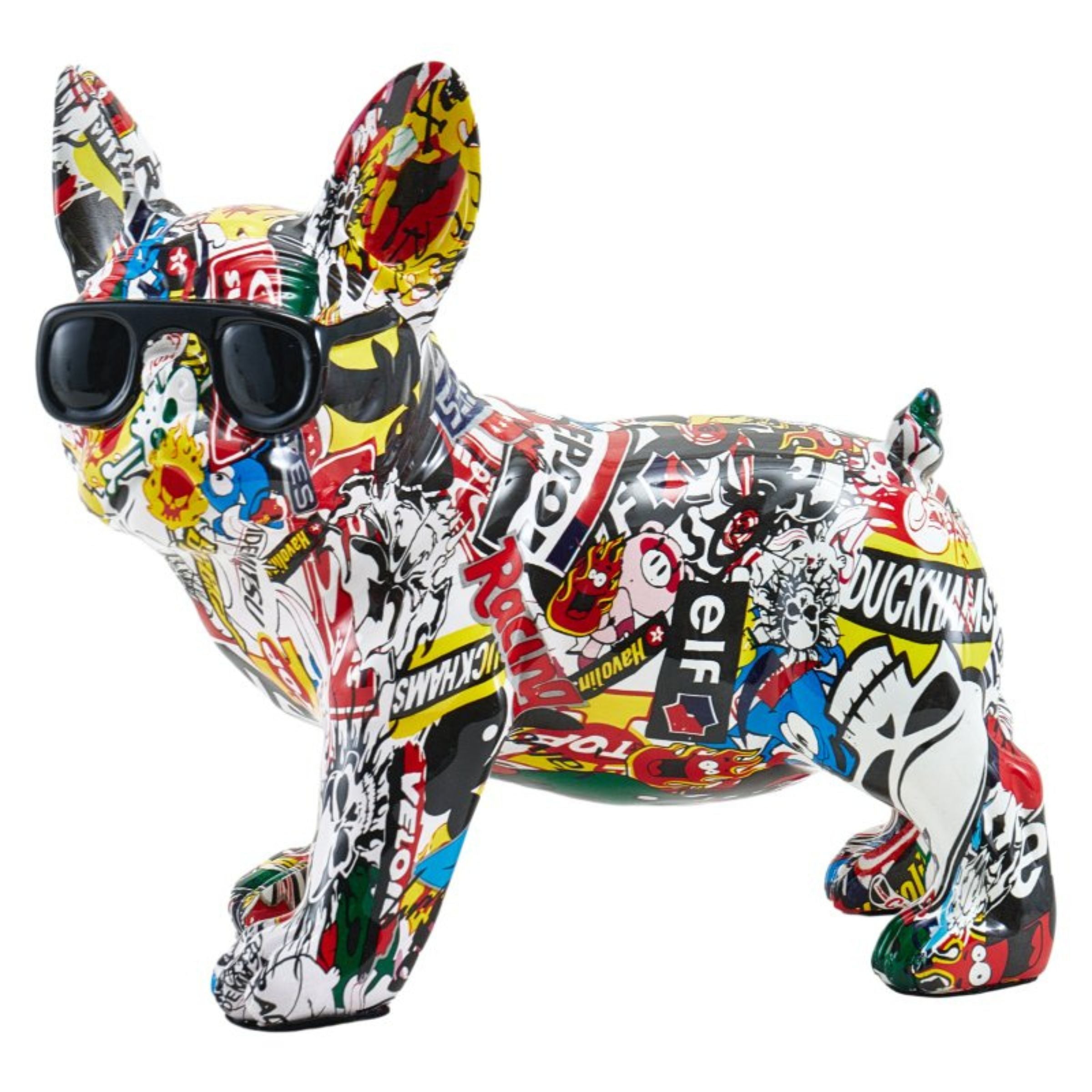 DOG SCULPTURE TXR0002 -  Home Decor Figurines - ebarza Furniture UAE | Shop Modern Furniture in Abu Dhabi & Dubai - مفروشات ايبازرا في الامارات | تسوق اثاث عصري وديكورات مميزة في دبي وابوظبي