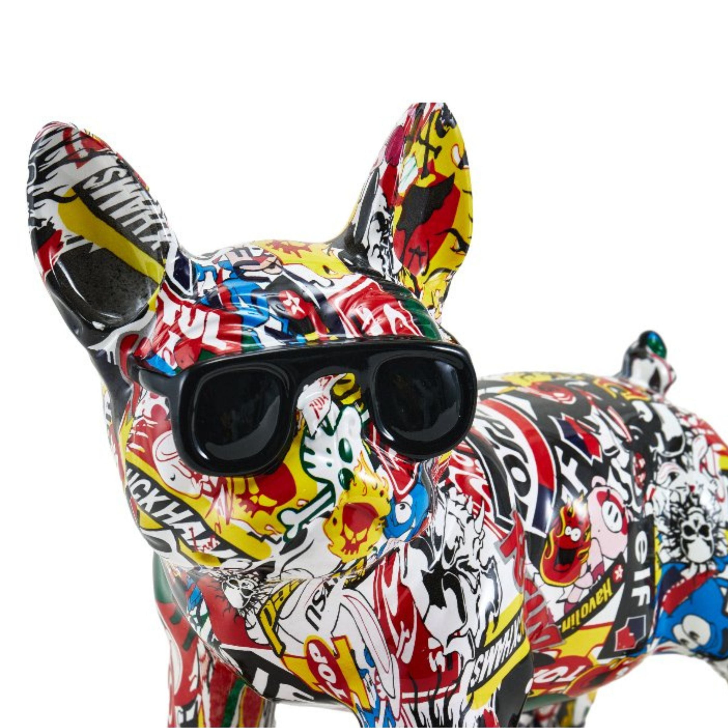 DOG SCULPTURE TXR0002 -  Home Decor Figurines - ebarza Furniture UAE | Shop Modern Furniture in Abu Dhabi & Dubai - مفروشات ايبازرا في الامارات | تسوق اثاث عصري وديكورات مميزة في دبي وابوظبي