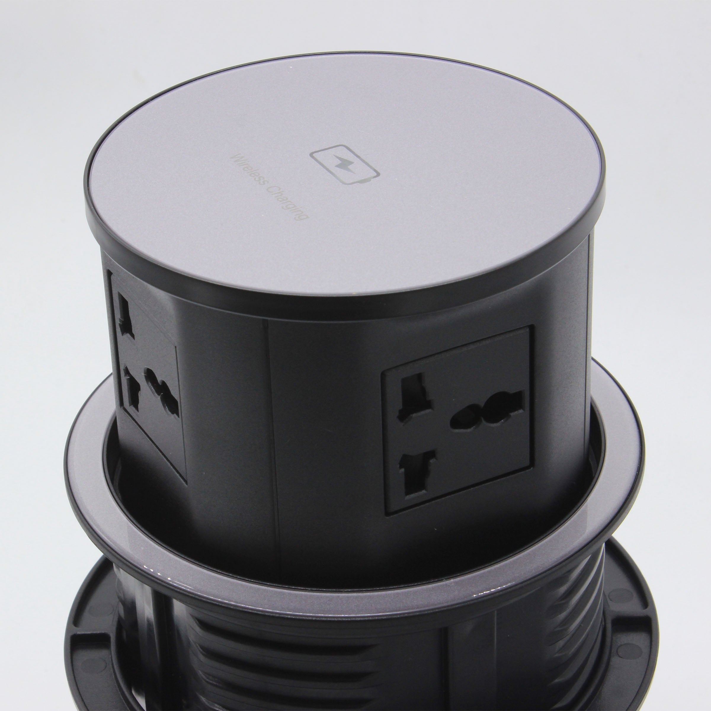 Tempered Glass Pop Up Socket JXB-015A - Smart Sockets - ebarza Furniture UAE | Shop Modern Furniture in Abu Dhabi & Dubai - مفروشات ايبازرا في الامارات | تسوق اثاث عصري وديكورات مميزة في دبي وابوظبي