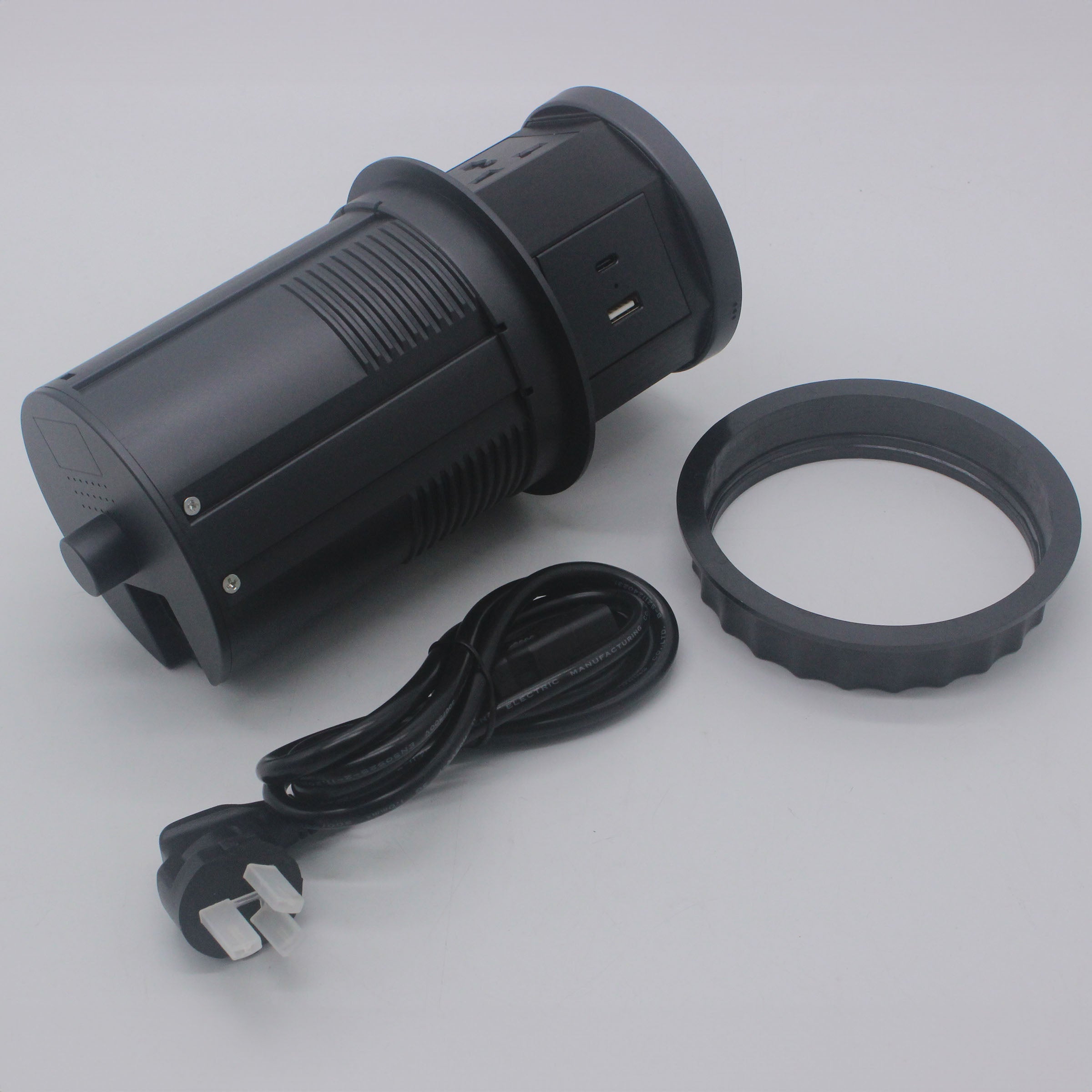 Tempered Glass Pop Up Socket JXB-015B - Smart Sockets - ebarza Furniture UAE | Shop Modern Furniture in Abu Dhabi & Dubai - مفروشات ايبازرا في الامارات | تسوق اثاث عصري وديكورات مميزة في دبي وابوظبي