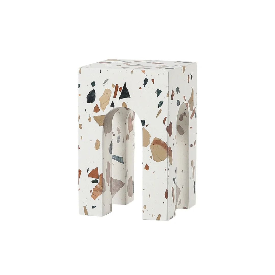 Terrazzo Arch Pillar Décor - Large FB-T2211A - Home Decor Figurines - ebarza Furniture UAE | Shop Modern Furniture in Abu Dhabi & Dubai - مفروشات ايبازرا في الامارات | تسوق اثاث عصري وديكورات مميزة في دبي وابوظبي