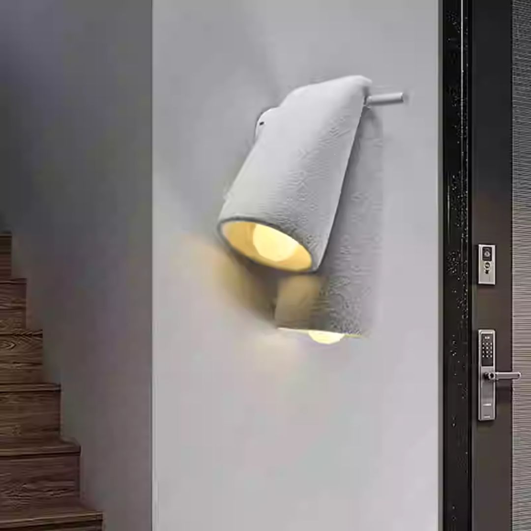 The Drape Resin Wall lamp HTD-2531 - Wall Lamps - ebarza Furniture UAE | Shop Modern Furniture in Abu Dhabi & Dubai - مفروشات ايبازرا في الامارات | تسوق اثاث عصري وديكورات مميزة في دبي وابوظبي