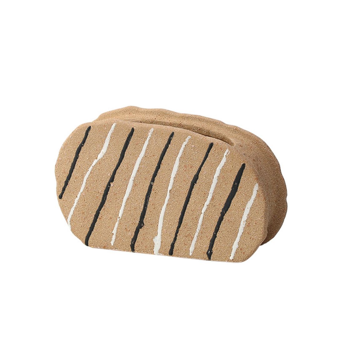 Tiramisu Vase C - FF-D24108C - Vases - ebarza Furniture UAE | Shop Modern Furniture in Abu Dhabi & Dubai - مفروشات ايبازرا في الامارات | تسوق اثاث عصري وديكورات مميزة في دبي وابوظبي