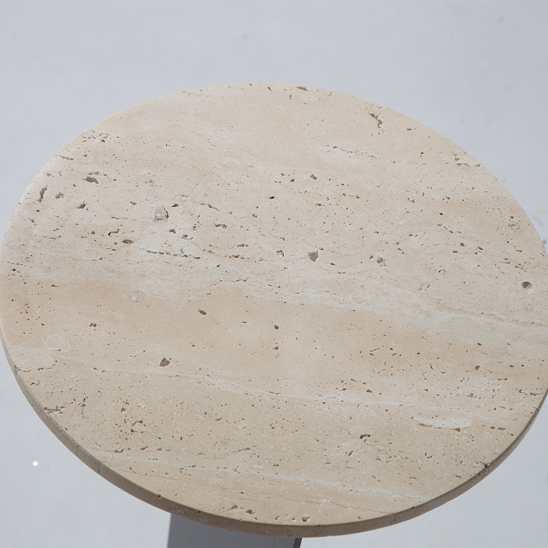 Travertine Coffee Table JA053-A -  Coffee Tables - ebarza Furniture UAE | Shop Modern Furniture in Abu Dhabi & Dubai - مفروشات ايبازرا في الامارات | تسوق اثاث عصري وديكورات مميزة في دبي وابوظبي
