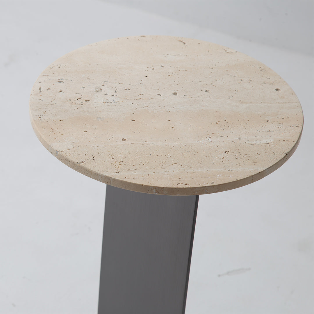 Travertine Coffee Table JA053-A -  Coffee Tables - ebarza Furniture UAE | Shop Modern Furniture in Abu Dhabi & Dubai - مفروشات ايبازرا في الامارات | تسوق اثاث عصري وديكورات مميزة في دبي وابوظبي