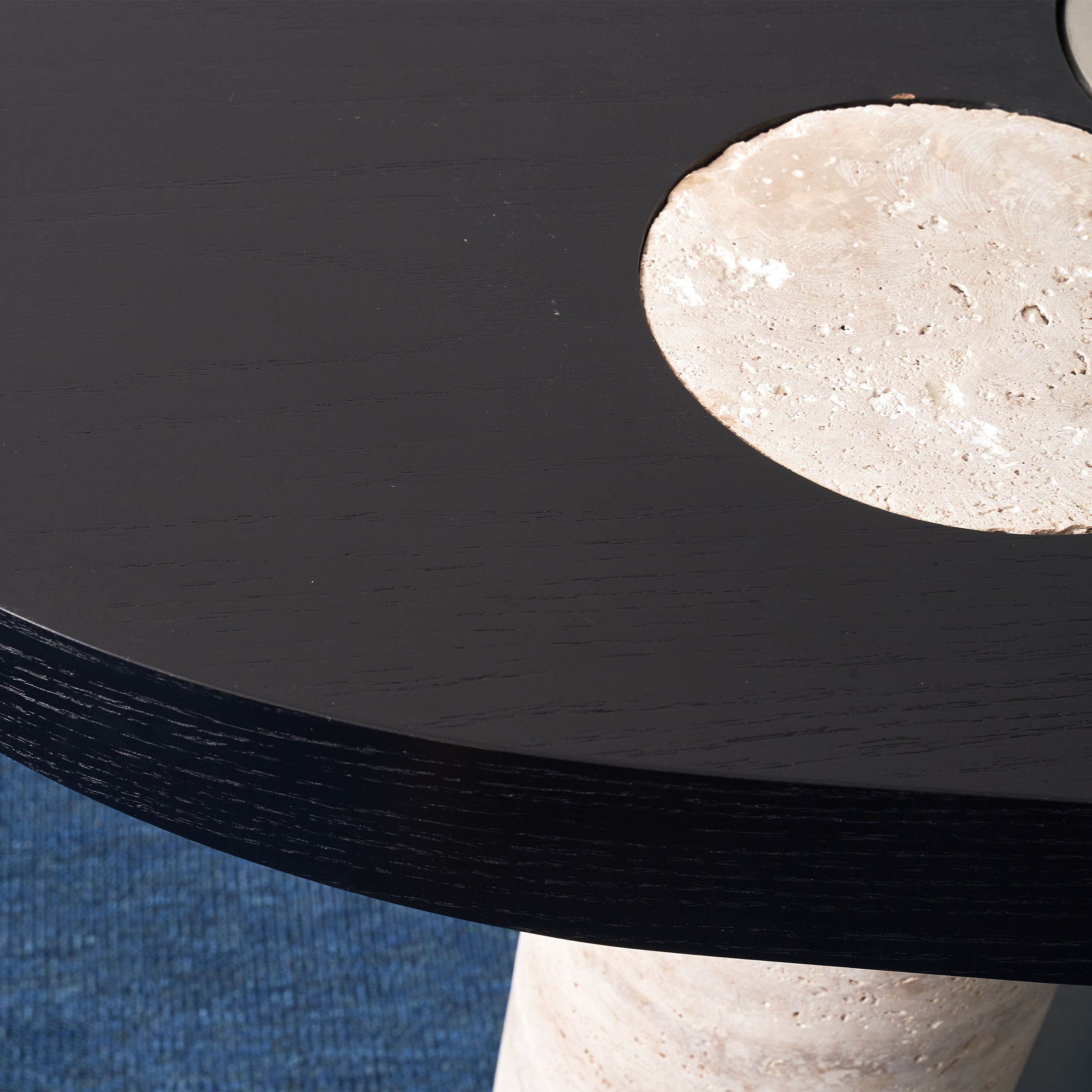 Travertine Console Table JA016 - Consoles - ebarza Furniture UAE | Shop Modern Furniture in Abu Dhabi & Dubai - مفروشات ايبازرا في الامارات | تسوق اثاث عصري وديكورات مميزة في دبي وابوظبي