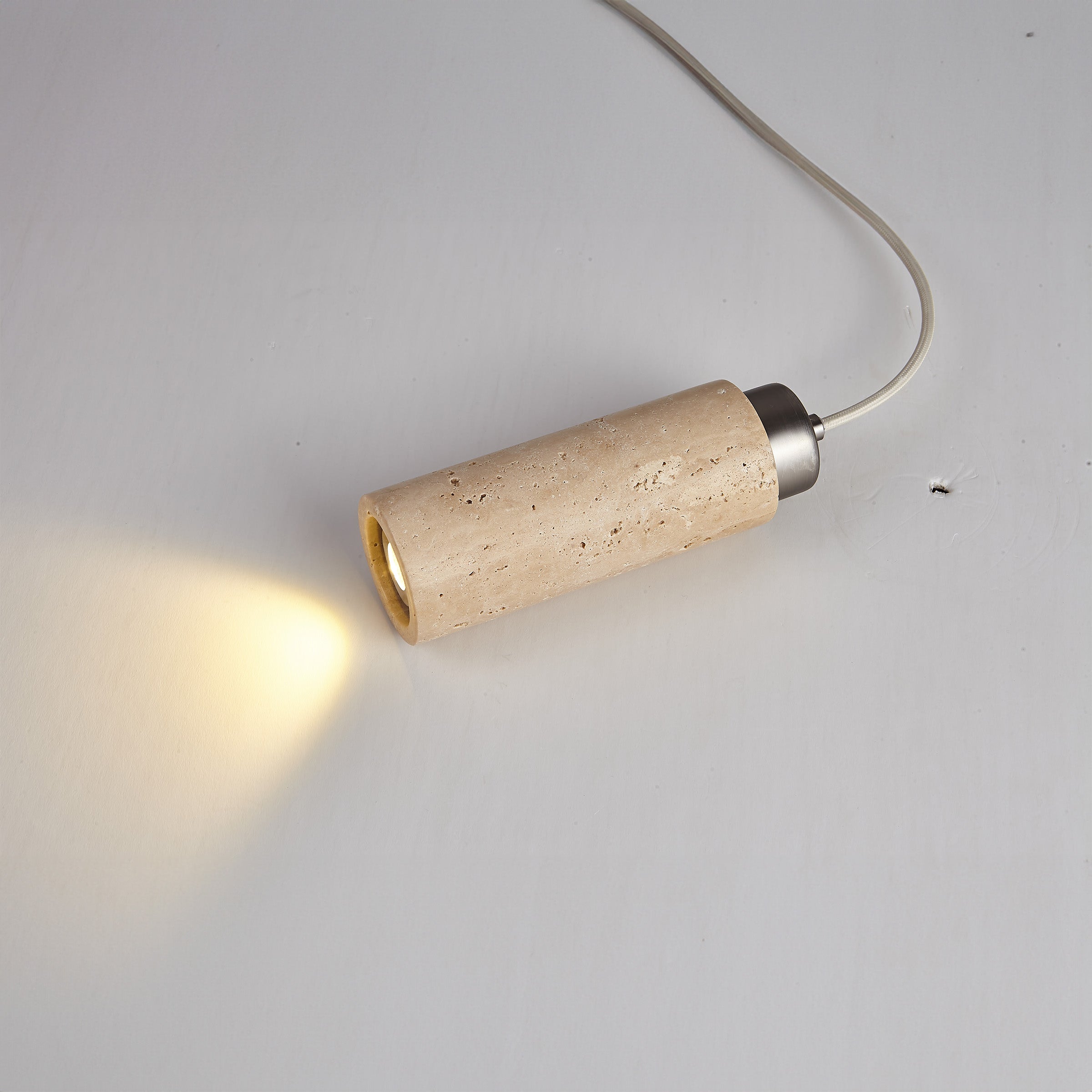 Travertine Pendant Lamp 60005-1P - Pendant Lamps - ebarza Furniture UAE | Shop Modern Furniture in Abu Dhabi & Dubai - مفروشات ايبازرا في الامارات | تسوق اثاث عصري وديكورات مميزة في دبي وابوظبي