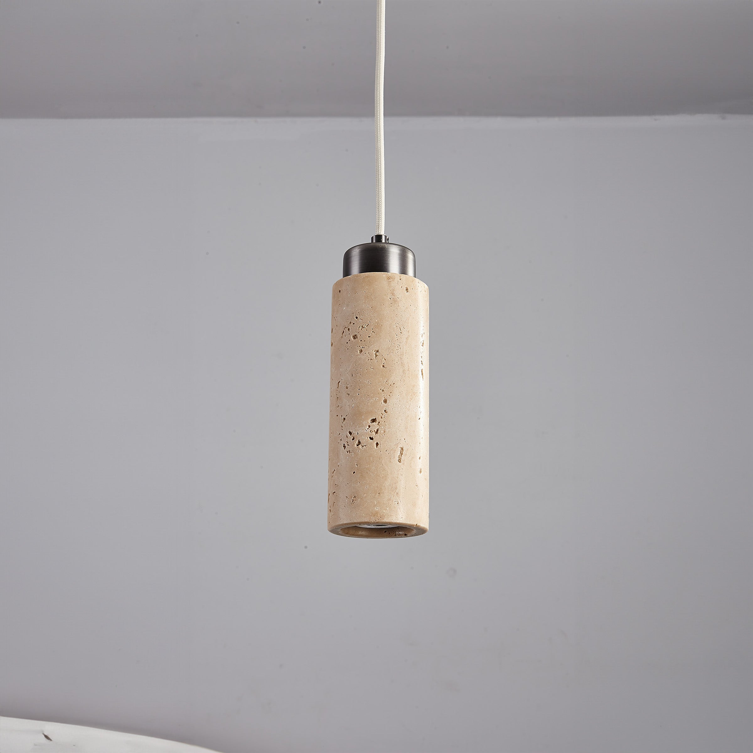 Travertine Pendant Lamp 60005-1P - Pendant Lamps - ebarza Furniture UAE | Shop Modern Furniture in Abu Dhabi & Dubai - مفروشات ايبازرا في الامارات | تسوق اثاث عصري وديكورات مميزة في دبي وابوظبي