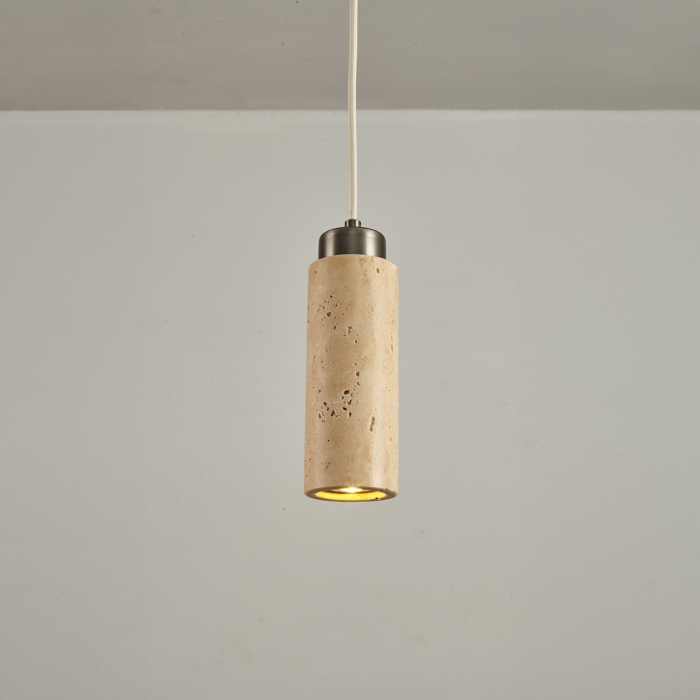 Travertine Pendant Lamp 60005-1P - Pendant Lamps - ebarza Furniture UAE | Shop Modern Furniture in Abu Dhabi & Dubai - مفروشات ايبازرا في الامارات | تسوق اثاث عصري وديكورات مميزة في دبي وابوظبي