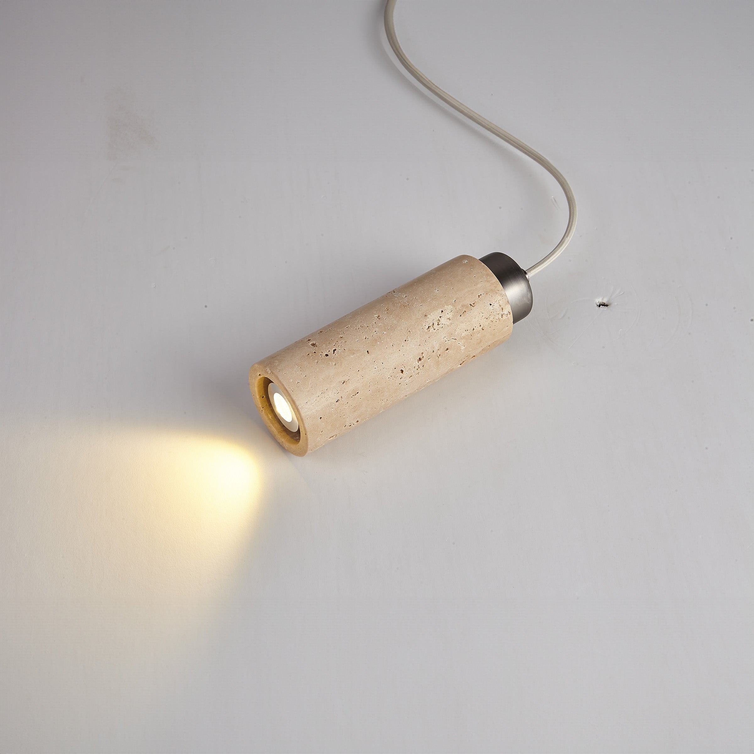 Travertine Pendant Lamp 60005-1P - Pendant Lamps - ebarza Furniture UAE | Shop Modern Furniture in Abu Dhabi & Dubai - مفروشات ايبازرا في الامارات | تسوق اثاث عصري وديكورات مميزة في دبي وابوظبي