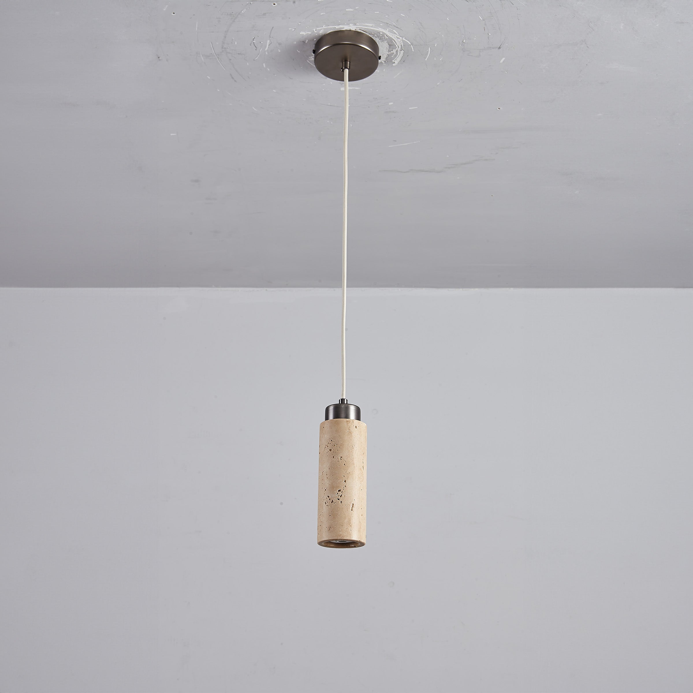 Travertine Pendant Lamp 60005-1P - Pendant Lamps - ebarza Furniture UAE | Shop Modern Furniture in Abu Dhabi & Dubai - مفروشات ايبازرا في الامارات | تسوق اثاث عصري وديكورات مميزة في دبي وابوظبي