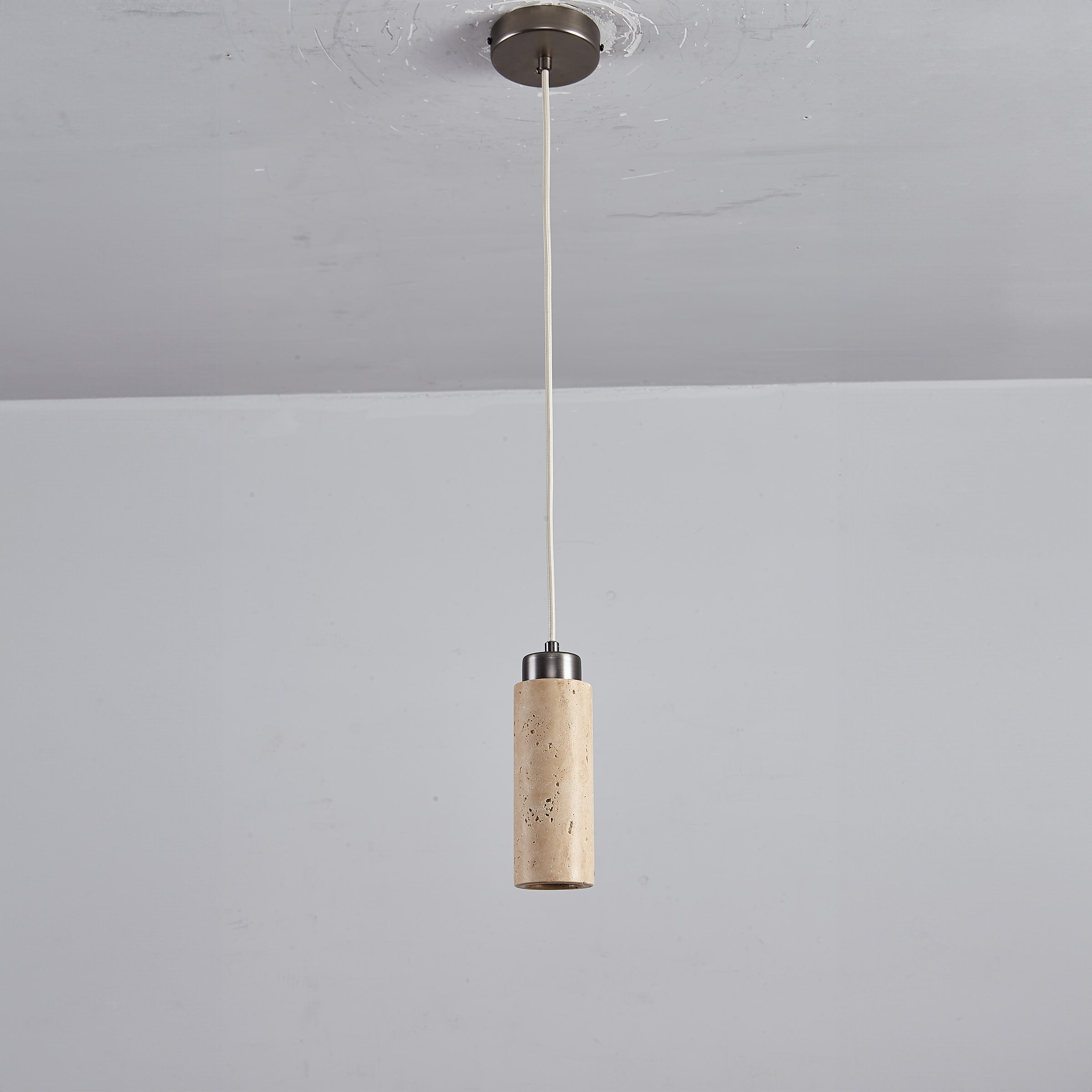 Travertine Pendant Lamp 60005-1P - Pendant Lamps - ebarza Furniture UAE | Shop Modern Furniture in Abu Dhabi & Dubai - مفروشات ايبازرا في الامارات | تسوق اثاث عصري وديكورات مميزة في دبي وابوظبي