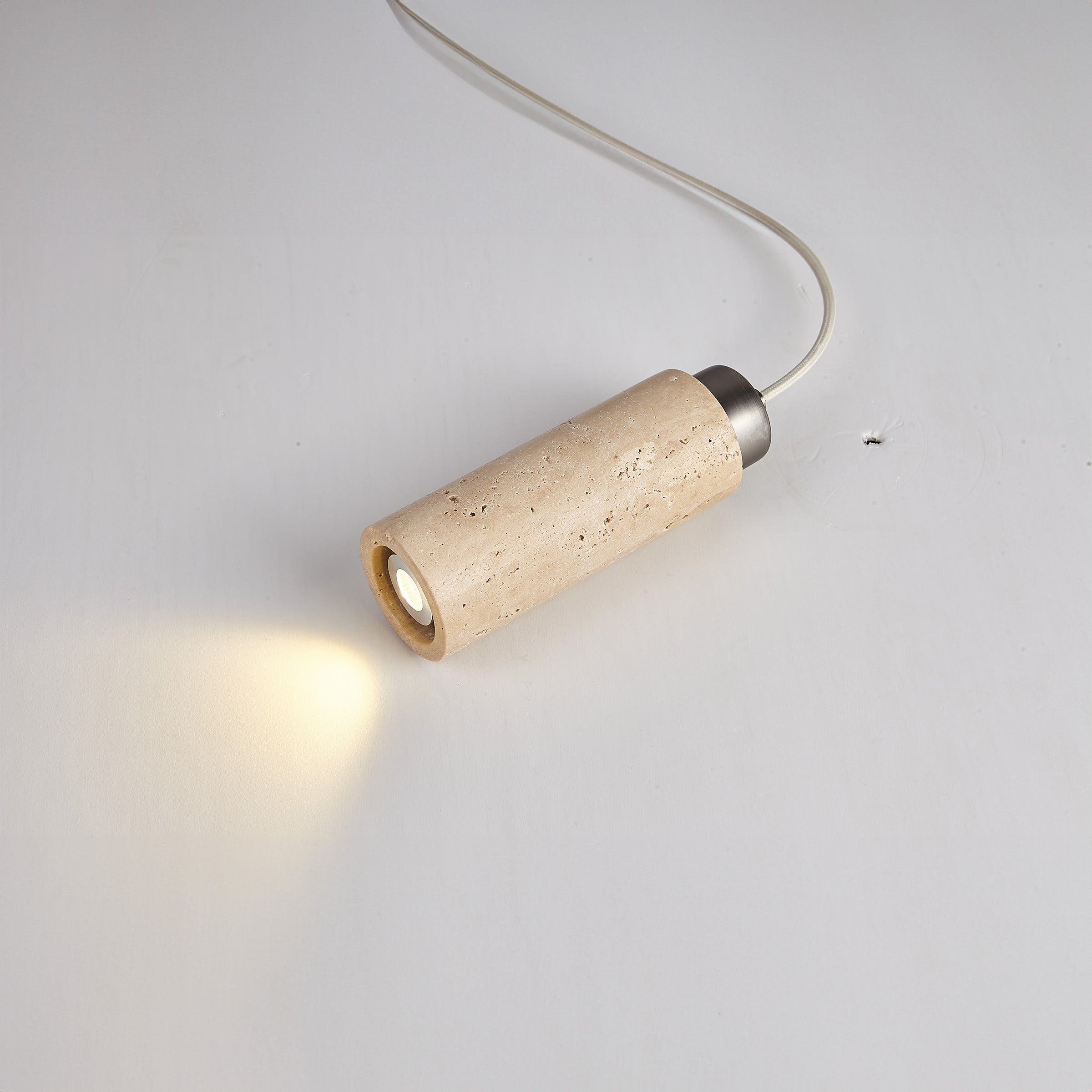 Travertine Pendant Lamp 60005-1P - Pendant Lamps - ebarza Furniture UAE | Shop Modern Furniture in Abu Dhabi & Dubai - مفروشات ايبازرا في الامارات | تسوق اثاث عصري وديكورات مميزة في دبي وابوظبي