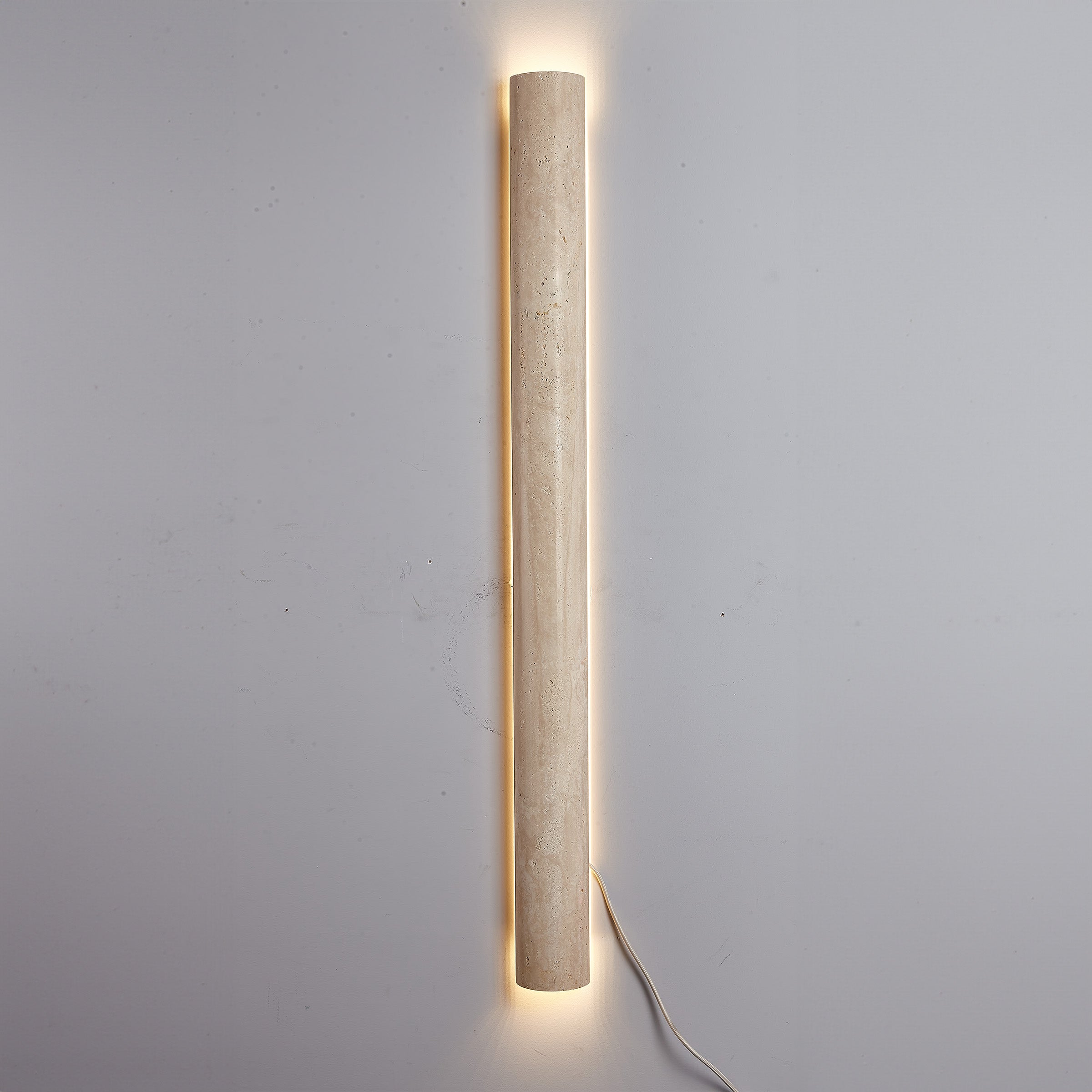 Beige Natural Travertine Marble Wall Lamp 60008-4W - Wall Lamps - ebarza Furniture UAE | Shop Modern Furniture in Abu Dhabi & Dubai - مفروشات ايبازرا في الامارات | تسوق اثاث عصري وديكورات مميزة في دبي وابوظبي