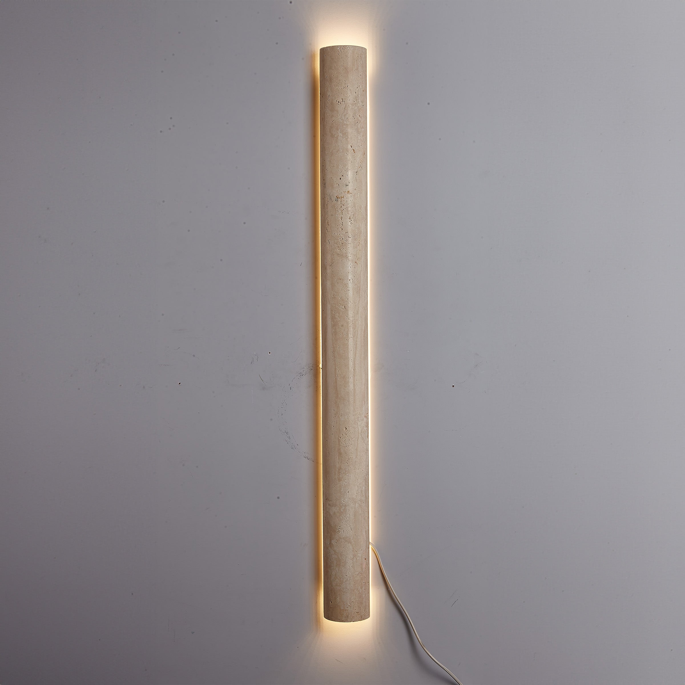 Beige Natural Travertine Marble Wall Lamp 60008-4W - Wall Lamps - ebarza Furniture UAE | Shop Modern Furniture in Abu Dhabi & Dubai - مفروشات ايبازرا في الامارات | تسوق اثاث عصري وديكورات مميزة في دبي وابوظبي