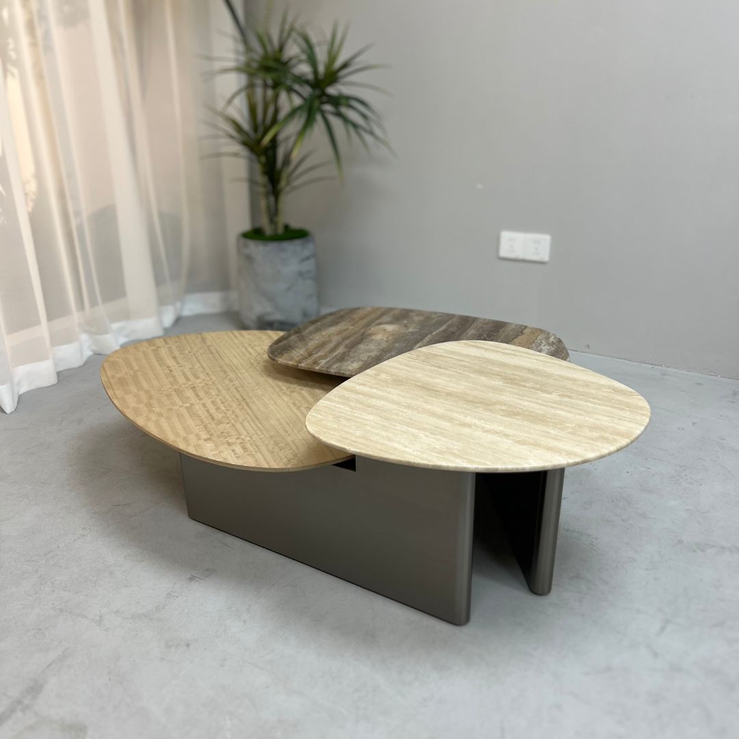 Tri Forma Coffee Table TG-725 - Coffee Tables - ebarza Furniture UAE | Shop Modern Furniture in Abu Dhabi & Dubai - مفروشات ايبازرا في الامارات | تسوق اثاث عصري وديكورات مميزة في دبي وابوظبي