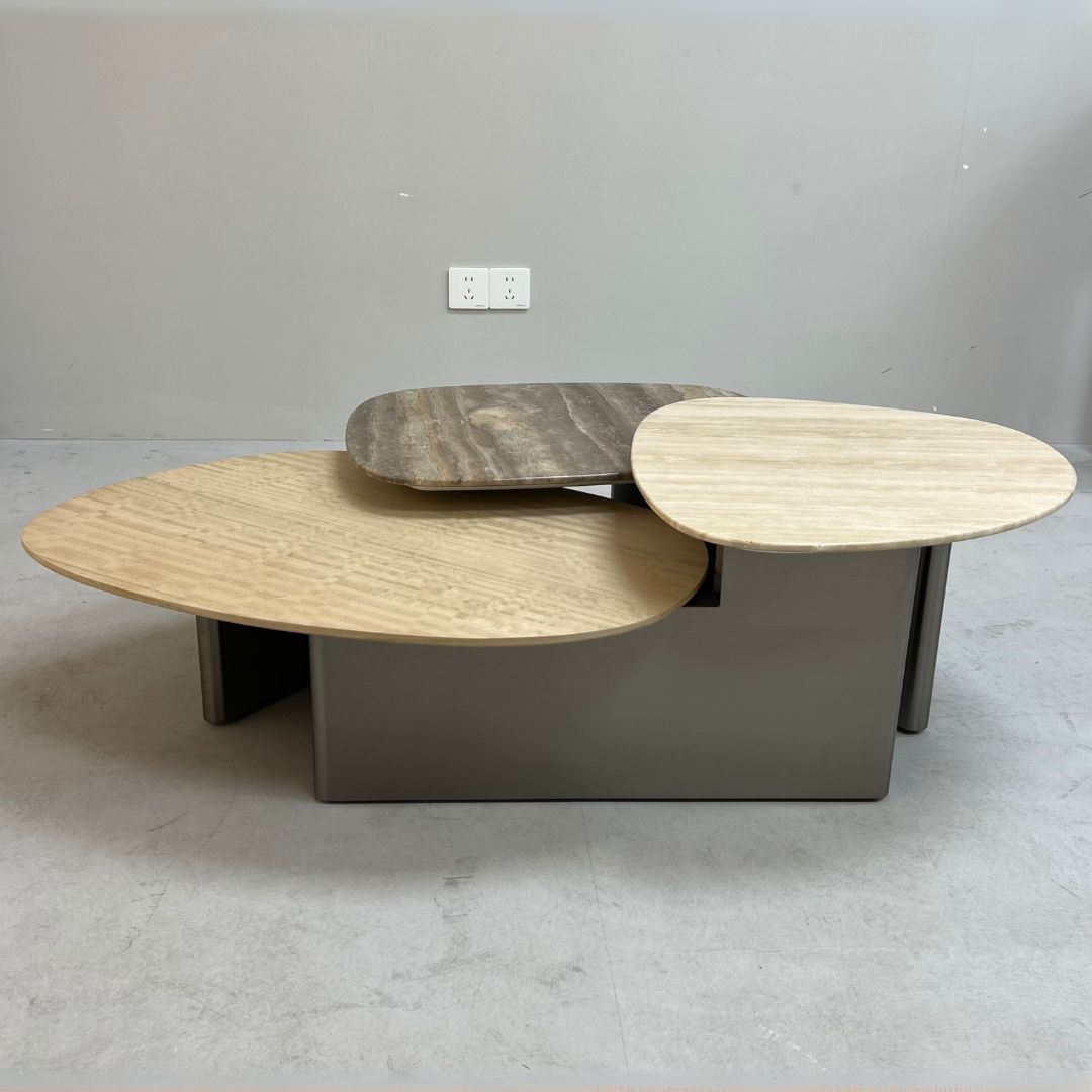 Tri Forma Coffee Table TG-725 - Coffee Tables - ebarza Furniture UAE | Shop Modern Furniture in Abu Dhabi & Dubai - مفروشات ايبازرا في الامارات | تسوق اثاث عصري وديكورات مميزة في دبي وابوظبي